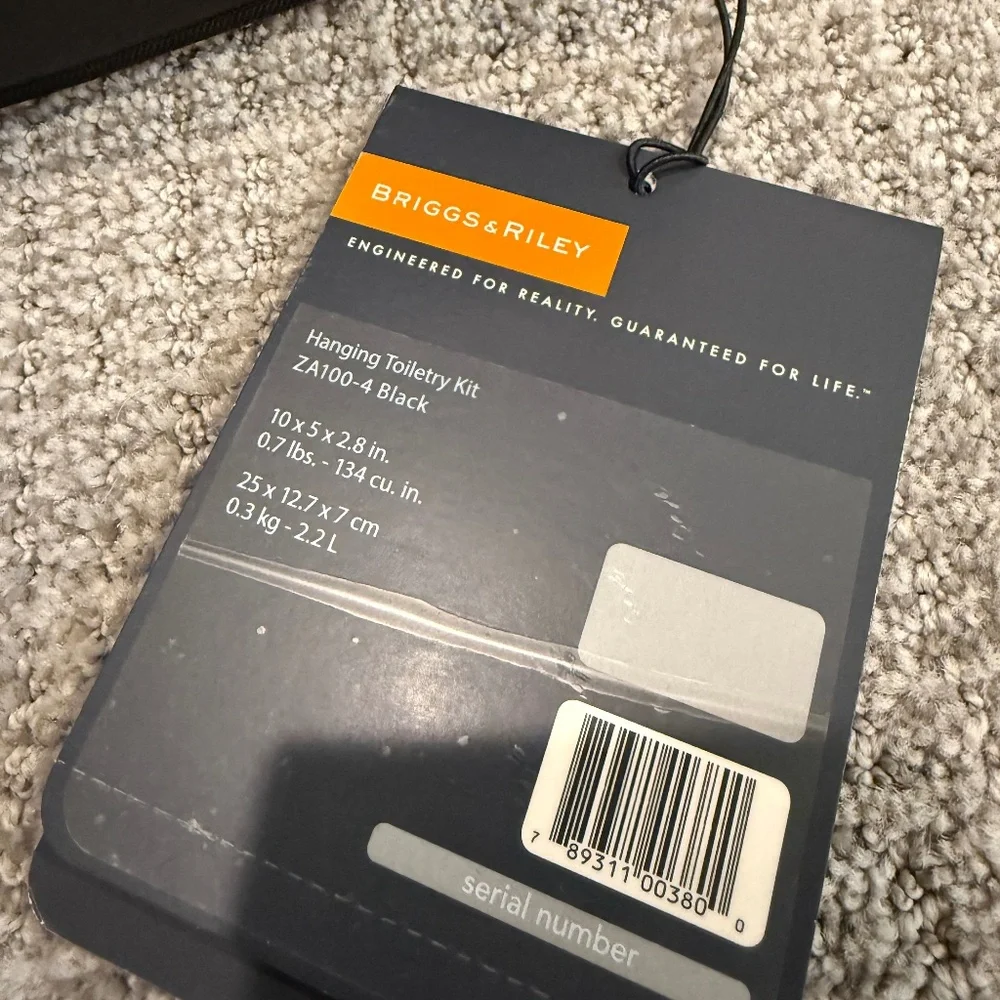 NWT Briggs & Riley Hanging Toiletry Kit - Picture 6 of 6